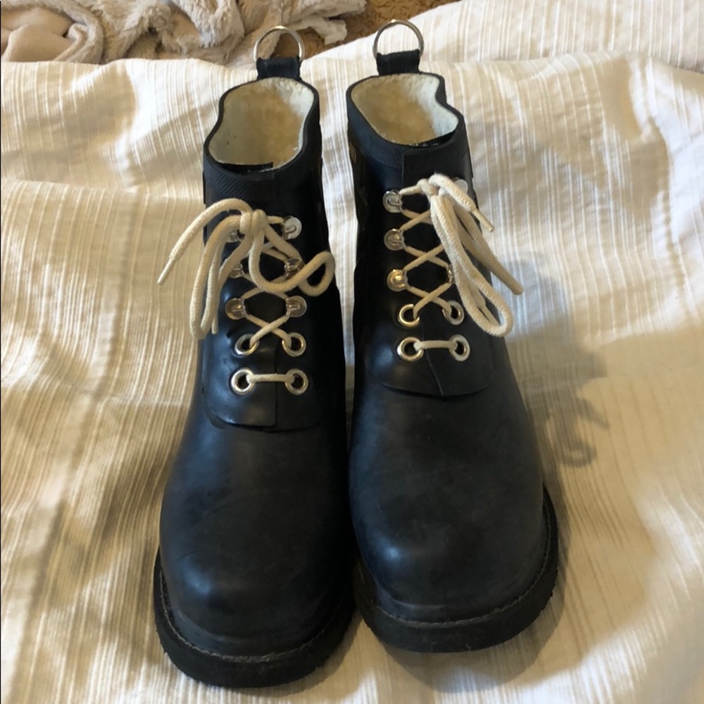 ilse jacobsen boots, black, lightly worn